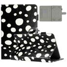 10 inch Dot Pattern Leather Tablet Case(Black White Dot) - 1