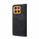 For Motorola Moto G15 Denim Texture Flip Leather Phone Case(Black) - 3