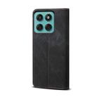 For Motorola Edge 60 Fusion Denim Texture Flip Leather Phone Case(Black) - 3