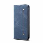 For Motorola Edge 60 Fusion Denim Texture Flip Leather Phone Case(Blue) - 2