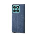 For Motorola Edge 60 Fusion Denim Texture Flip Leather Phone Case(Blue) - 3
