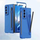 For Honor Magic Vs2 Integrated Skin Feel PC Phone Case with Pen / Pen Box(Blue) - 1