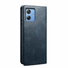 For Motorola Moto G54 Power 5G Oil Wax Crazy Horse Texture Leather Phone Case(Blue) - 3