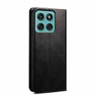 For Motorola Edge 60 Fusion Oil Wax Crazy Horse Texture Leather Phone Case(Black) - 3