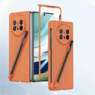 For Huawei Mate X5 Integrated Skin Feel PC Phone Case with Pen / Pen Box(Orange) - 1