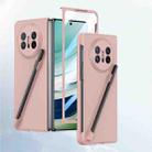 For Huawei Mate X5 Integrated Skin Feel PC Phone Case with Pen / Pen Box(Pink) - 1