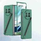 For Huawei Mate X5 Integrated Skin Feel PC Phone Case with Pen / Pen Box(Green) - 1