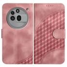 For Nothing Phone 3a Pro Elephant Head Embossed Phone Leather Case with Lanyard(Pink) - 1
