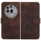 For Nothing Phone 3a Pro Elephant Head Embossed Phone Leather Case with Lanyard(Coffee) - 1