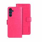 For Samsung Galaxy A15 5G idewei Crazy Horse Texture Leather Phone Case(Rose Red) - 1