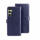 For Samsung Galaxy A25 5G idewei Crazy Horse Texture Leather Phone Case(Blue) - 1