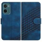 For Motorola Moto G05 Elephant Head Embossed Phone Leather Case with Lanyard(Royal Blue) - 1