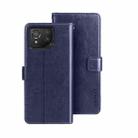 For ASUS ROG Phone 8 idewei Crazy Horse Texture Leather Phone Case(Blue) - 1