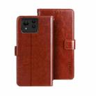 For ASUS Zenfone 11 Ultra idewei Crazy Horse Texture Leather Phone Case(Brown) - 1