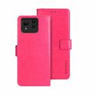 For ASUS Zenfone 11 Ultra idewei Crazy Horse Texture Leather Phone Case(Rose Red) - 1