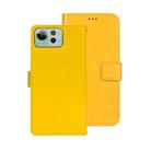 For Asus Zenfone 12 Ultra idewei Crazy Horse Texture Leather Phone Case(Yellow) - 1