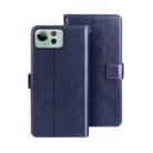 For Asus Zenfone 12 Ultra idewei Crazy Horse Texture Leather Phone Case(Blue) - 1