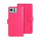 For Asus Zenfone 12 Ultra idewei Crazy Horse Texture Leather Phone Case(Rose Red) - 1