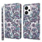 For Xiaomi Redmi Note 13 Pro+ 3D Painting Pattern Flip Leather Phone Case(Swirl Pattern) - 1