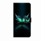 For Motorola Moto G84 Crystal 3D Shockproof Protective Leather Phone Case(Reflection Dutterfly) - 2