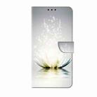 For Motorola Moto G84 Crystal 3D Shockproof Protective Leather Phone Case(Light Lotus) - 2