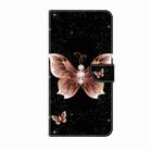 For Motorola Moto G84 Crystal 3D Shockproof Protective Leather Phone Case(Pink Diamond Butterfly) - 2