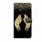 For Motorola Moto G84 Crystal 3D Shockproof Protective Leather Phone Case(Golden Wings) - 2