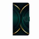 For Motorola Moto G84 Crystal 3D Shockproof Protective Leather Phone Case(Gold Outline) - 2