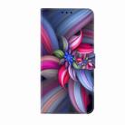 For Motorola Moto G84 Crystal 3D Shockproof Protective Leather Phone Case(Colorful Flower) - 2