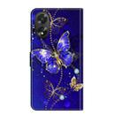 For OPPO A38 4G Crystal 3D Shockproof Protective Leather Phone Case(Diamond Butterfly) - 3