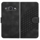 For Sony Xperia Ace III YX0060 Elephant Head Embossed Phone Leather Case with Lanyard(Black) - 1