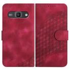 For Sony Xperia Ace III YX0060 Elephant Head Embossed Phone Leather Case with Lanyard(Rose Red) - 1