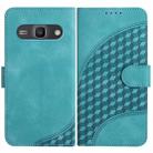 For Sony Xperia Ace III YX0060 Elephant Head Embossed Phone Leather Case with Lanyard(Light Blue) - 1