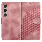 For Sony Xperia 1 VI YX0060 Elephant Head Embossed Phone Leather Case with Lanyard(Pink) - 1