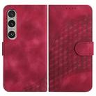 For Sony Xperia 1 VI YX0060 Elephant Head Embossed Phone Leather Case with Lanyard(Rose Red) - 1