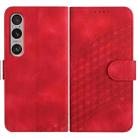 For Sony Xperia 1 VI YX0060 Elephant Head Embossed Phone Leather Case with Lanyard(Red) - 1
