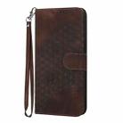 For Sony Xperia 1 VI YX0060 Elephant Head Embossed Phone Leather Case with Lanyard(Coffee) - 2