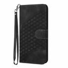 For Sony Xperia 10 VI YX0060 Elephant Head Embossed Phone Leather Case with Lanyard(Black) - 2