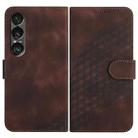 For Sony Xperia 1 VII Elephant Head Embossed Phone Leather Case with Lanyard(Coffee) - 1
