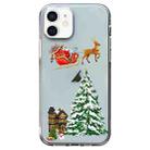 For iPhone 11 Christmas Colored Drawing Pattern High Transparent Soft TPU Phone Case(Christmas) - 1