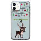 For iPhone 11 Christmas Colored Drawing Pattern High Transparent Soft TPU Phone Case(Elk) - 1