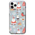 For iPhone 11 Pro Max Christmas Colored Drawing Pattern High Transparent Soft TPU Phone Case(Santa Claus) - 1