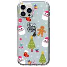 For iPhone 12 Pro Max Christmas Colored Drawing Pattern High Transparent Soft TPU Phone Case(Christmas Tree) - 1