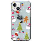 For iPhone 14 Plus Christmas Colored Drawing Pattern High Transparent Soft TPU Phone Case(Christmas Tree) - 1