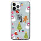 For iPhone 14 Pro Christmas Colored Drawing Pattern High Transparent Soft TPU Phone Case(Christmas Tree) - 1