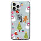 For iPhone 15 Pro Christmas Colored Drawing Pattern High Transparent Soft TPU Phone Case(Christmas Tree) - 1