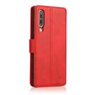 For Huawei P30 Calf Texture Magnetic Buckle Horizontal Flip Leather Case with Holder & Card Slots & Wallet & Photo Frame(Red) - 3