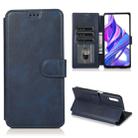 For Huawei Honor 9X Calf Texture Magnetic Buckle Horizontal Flip Leather Case with Holder & Card Slots & Wallet & Photo Frame(Blue) - 1