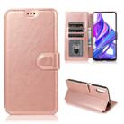 For Huawei Honor 9X Calf Texture Magnetic Buckle Horizontal Flip Leather Case with Holder & Card Slots & Wallet & Photo Frame(Rose Gold) - 1