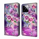 For Xiaomi 14 Crystal 3D Shockproof Protective Leather Phone Case(Butterfly) - 1